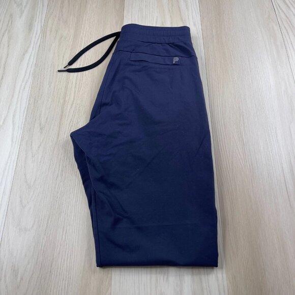 Public Rec Mens Navy Blue Drawstring Waist Straight Sports Pants Size 32x34 - Picture 1 of 12
